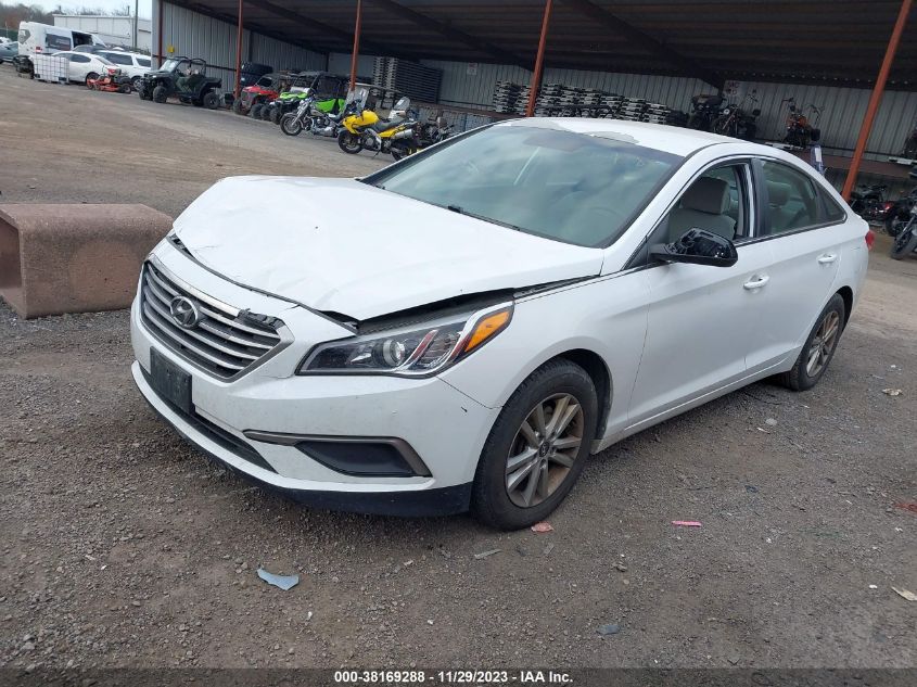 2017 HYUNDAI SONATA 2.4L - 5NPE24AF4HH521604