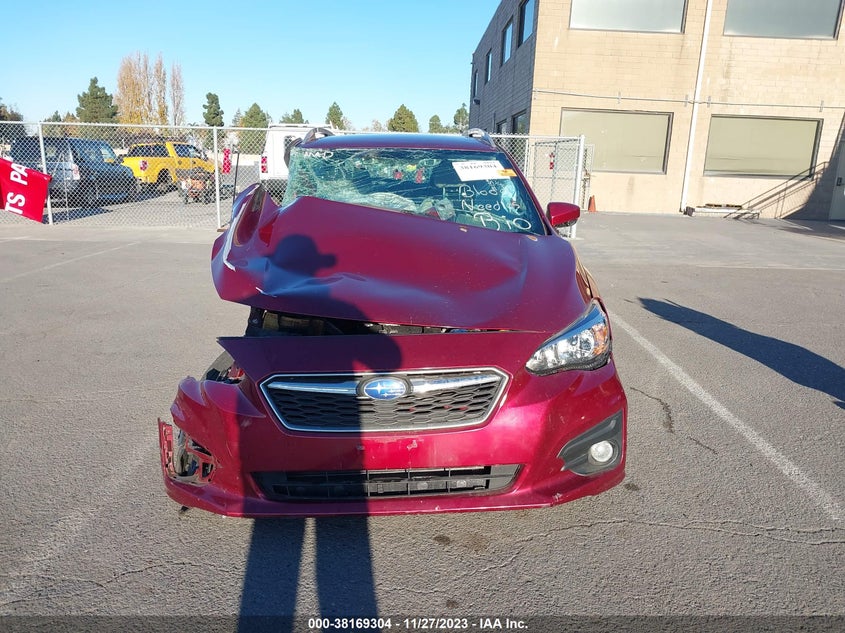 VIN 4S3GTAD62K3701568 2019 SUBARU IMPREZA PREMIUM