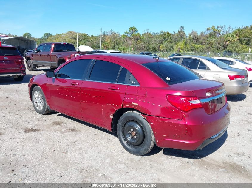 2013 CHRYSLER 200 LX - 1C3CCBAG3DN722362