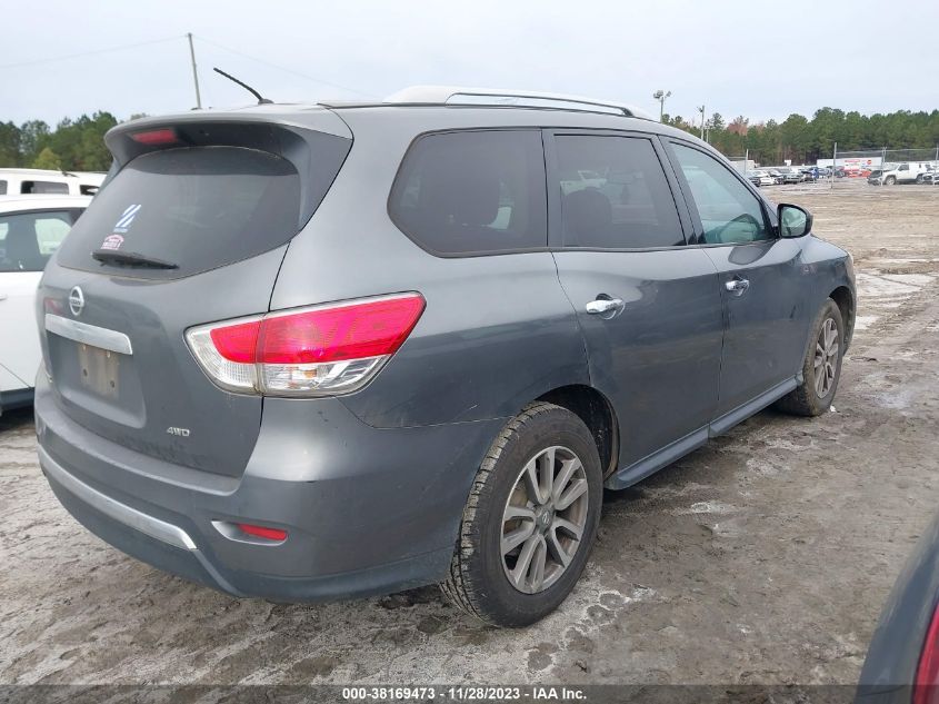 2016 NISSAN PATHFINDER PLATINUM/S/SL/SV - 5N1AR2MMXGC607319