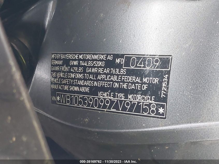 2009 BMW K1300 GT - WB10539099ZV97158