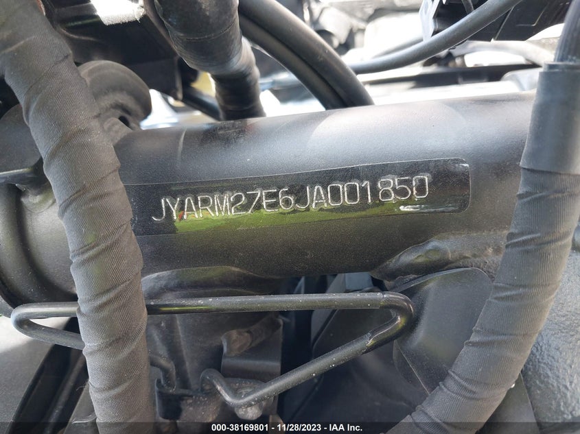VIN JYARM27E6JA001850 2018 YAMAHA MT07