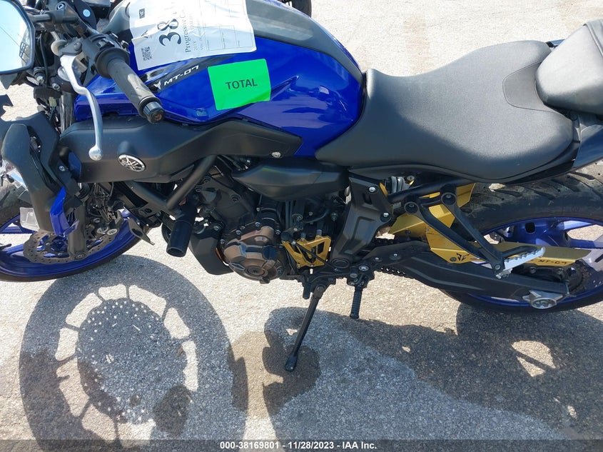 VIN JYARM27E6JA001850 2018 YAMAHA MT07