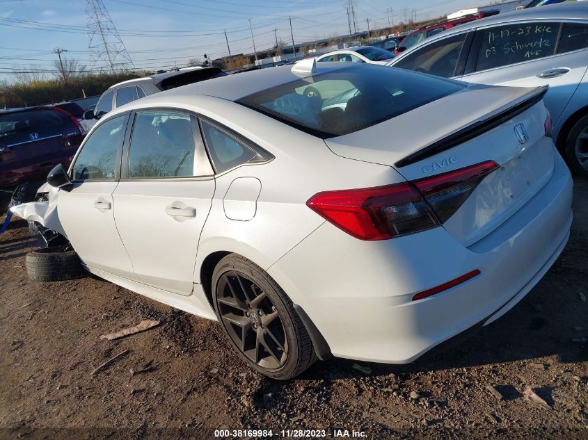 2022 HONDA CIVIC SPORT - 2HGFE2F57NH555672