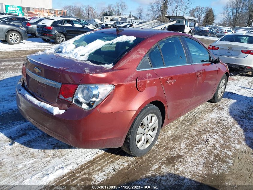 1G1PC5SH4C7284307 | 2012 CHEVROLET CRUZE