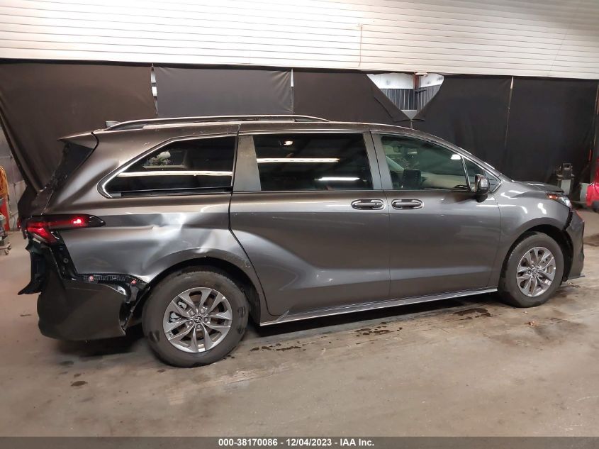 VIN 5TDKSKFC2PS101984 2023 TOYOTA SIENNA LE