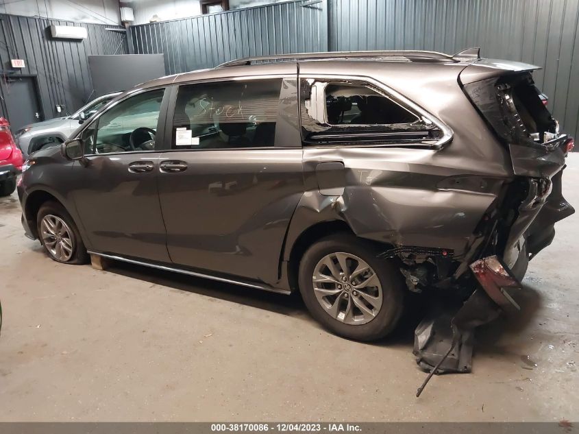VIN 5TDKSKFC2PS101984 2023 TOYOTA SIENNA LE