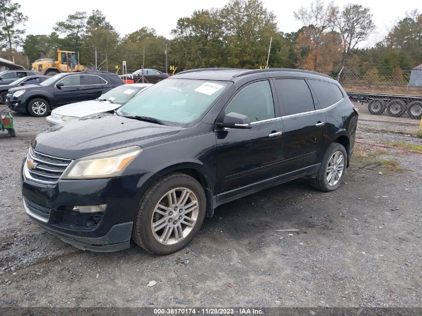 2014 CHEVROLET TRAVERSE LT - 1GNKRGKD7EJ251940