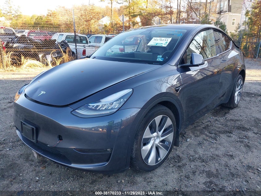 VIN 5YJYGDEE8MF199333 2021 TESLA MODEL Y