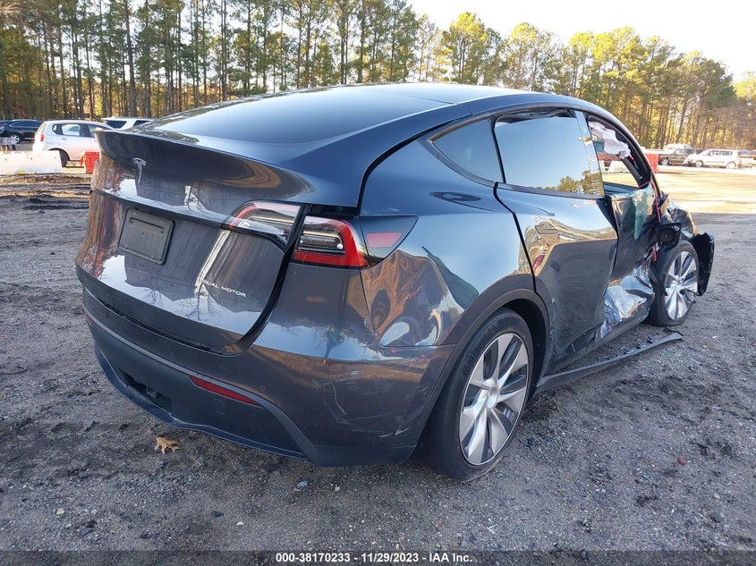 VIN 5YJYGDEE8MF199333 2021 TESLA MODEL Y
