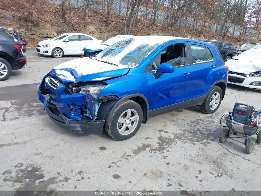 2015 CHEVROLET TRAX 1LS - KL7CJPSB9FB194488