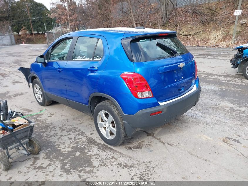 2015 CHEVROLET TRAX 1LS - KL7CJPSB9FB194488