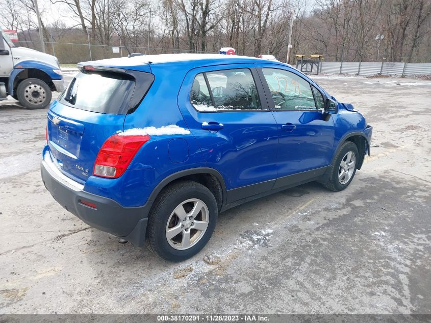 2015 CHEVROLET TRAX 1LS - KL7CJPSB9FB194488