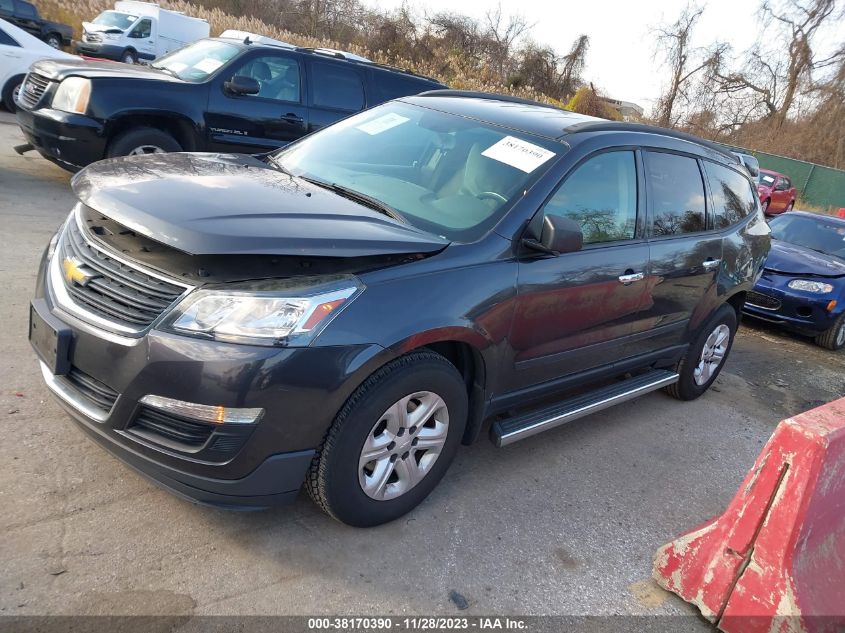 2014 CHEVROLET TRAVERSE LS - 1GNKRFED3EJ100924