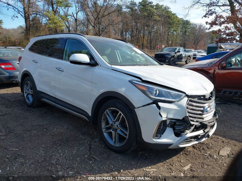 Lot #2525407486 2019 HYUNDAI SANTA FE XL LIMITED ULTIMATE salvage car