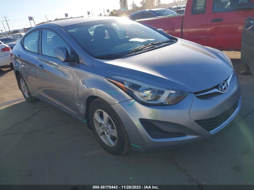 2016 HYUNDAI ELANTRA SE - 5NPDH4AE8GH720218