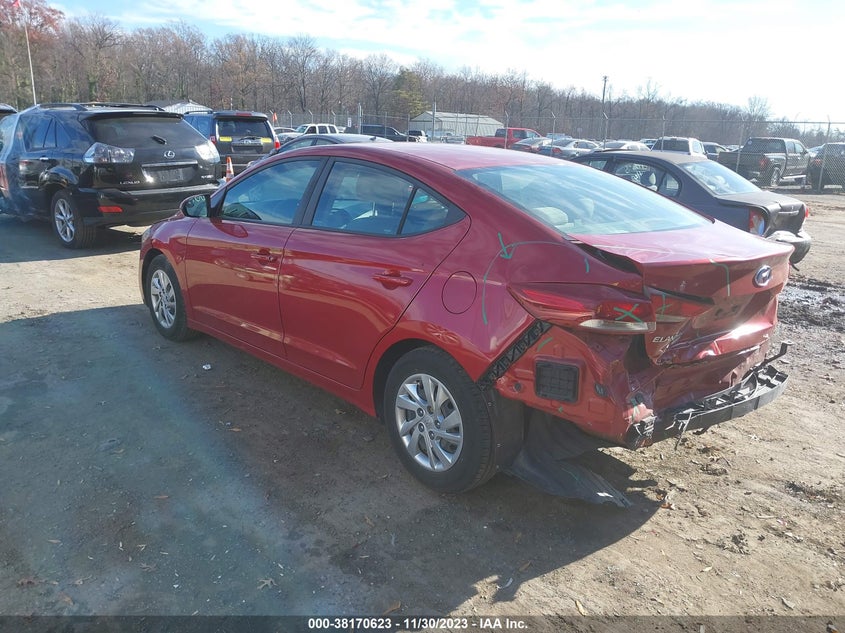 VIN KMHD74LF8JU471825 2018 HYUNDAI ELANTRA SE