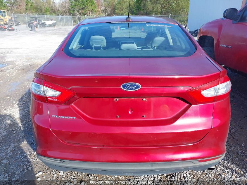 2013 FORD FUSION S - 3FA6P0G71DR138165