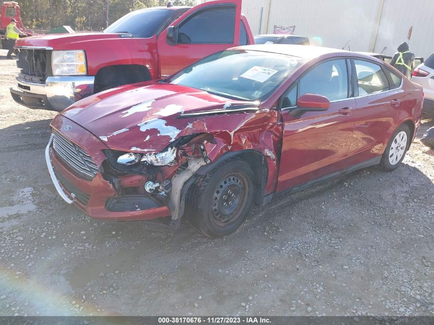 2013 FORD FUSION S - 3FA6P0G71DR138165