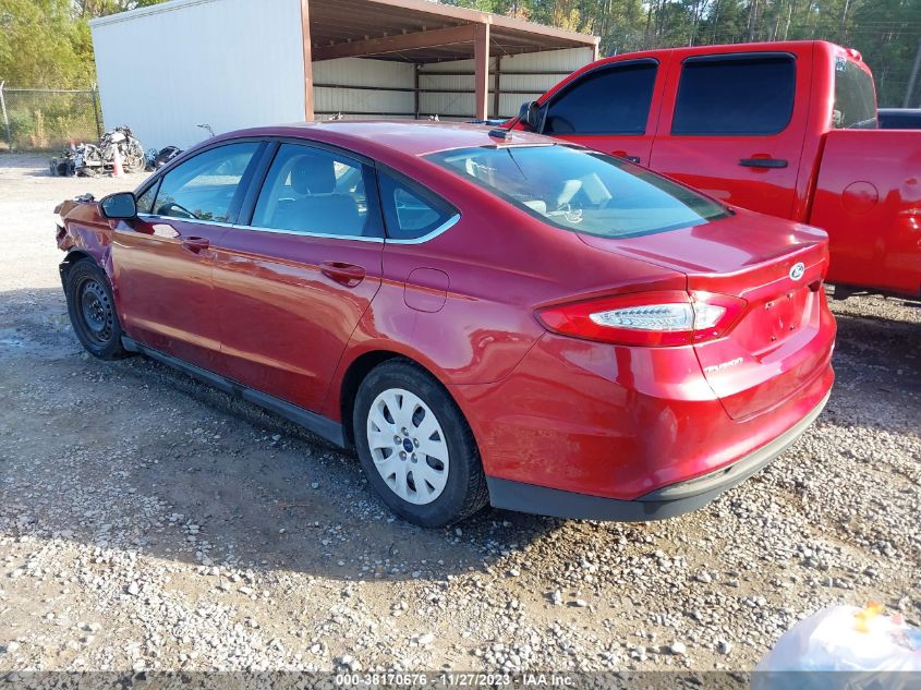 2013 FORD FUSION S - 3FA6P0G71DR138165