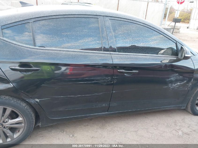 2018 HYUNDAI ELANTRA SEL/VALUE/LIMITED - 5NPD84LF1JH223766