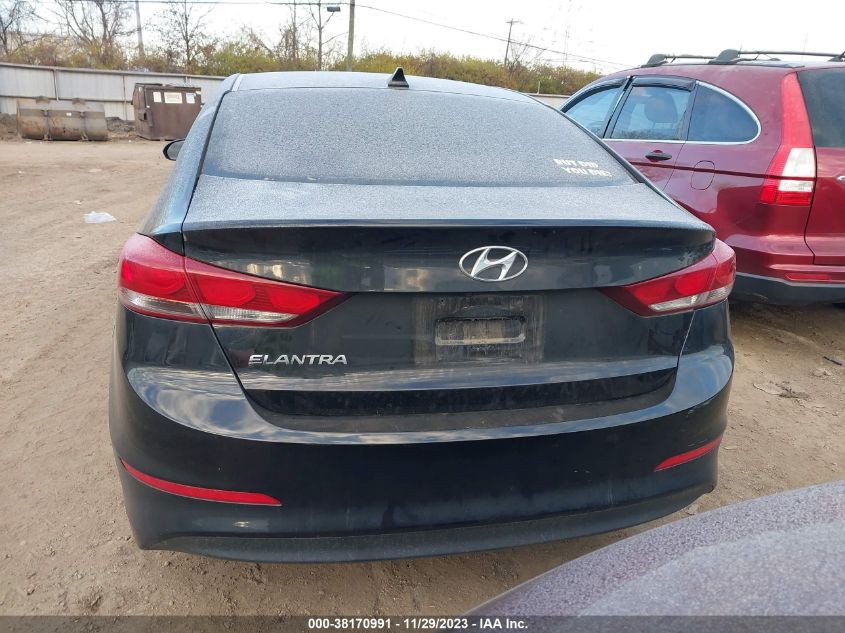 2018 HYUNDAI ELANTRA SEL/VALUE/LIMITED - 5NPD84LF1JH223766
