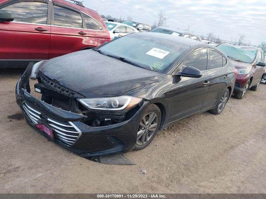 2018 HYUNDAI ELANTRA SEL/VALUE/LIMITED - 5NPD84LF1JH223766