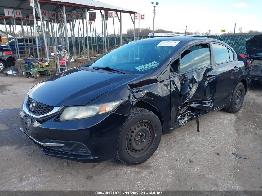 2014 HONDA CIVIC LX - 19XFB2F51EE235430