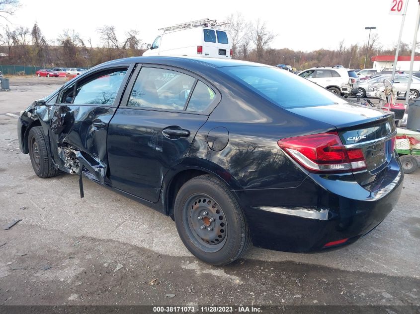 2014 HONDA CIVIC LX - 19XFB2F51EE235430