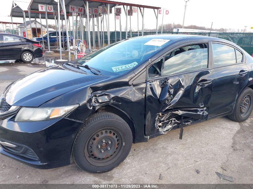 2014 HONDA CIVIC LX - 19XFB2F51EE235430