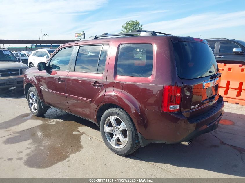 2013 HONDA PILOT EX-L - 5FNYF3H5XDB014420
