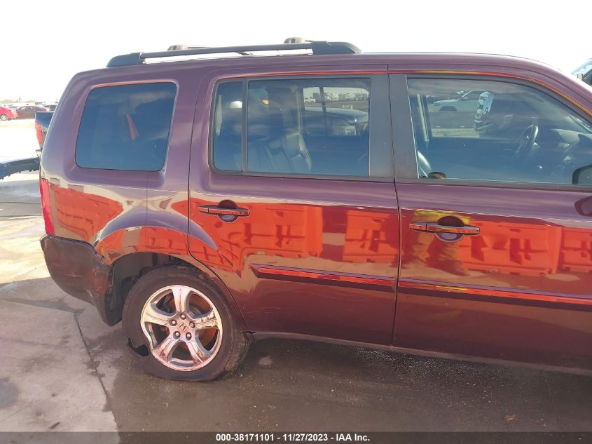 2013 HONDA PILOT EX-L - 5FNYF3H5XDB014420