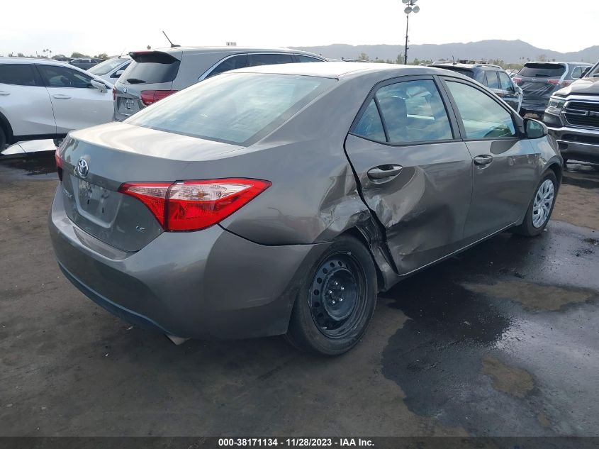 2018 TOYOTA COROLLA LE - 2T1BURHE8JC051822