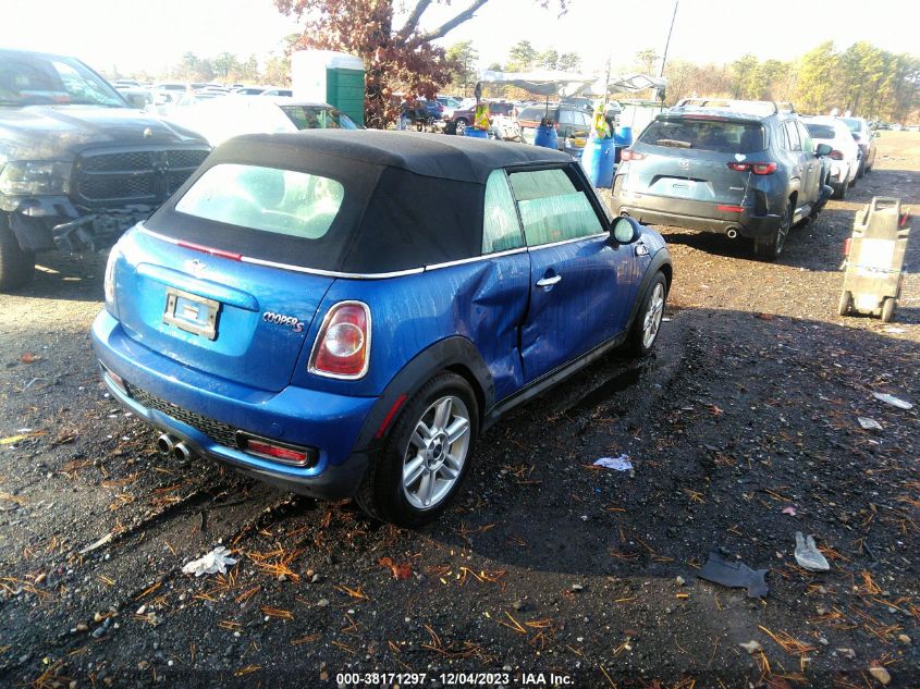2015 MINI CONVERTIBLE COOPER S WMWZP3C59FT708151