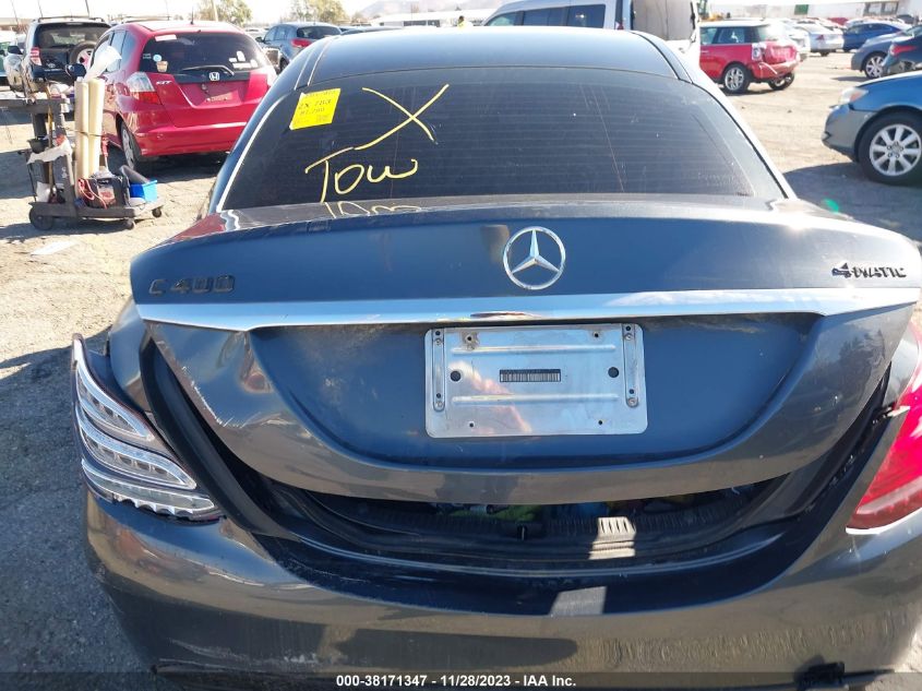 2015 MERCEDES-BENZ C 400 4MATIC - 55SWF6GB5FU000197