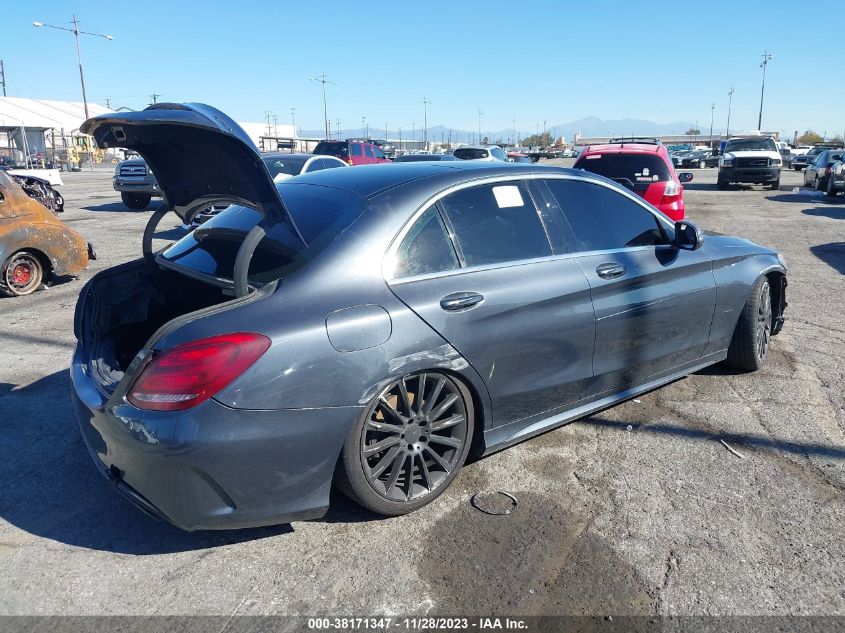 2015 MERCEDES-BENZ C 400 4MATIC - 55SWF6GB5FU000197