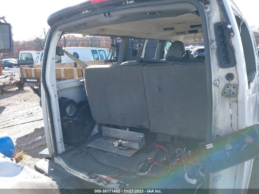 2014 CHEVROLET EXPRESS 2500 LS 1GAWGPFG2E1118371