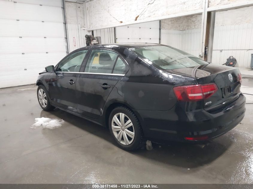 2017 VOLKSWAGEN JETTA 1.4T S - 3VW2B7AJ9HM309412