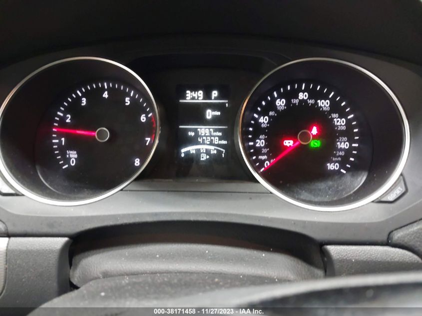 2017 VOLKSWAGEN JETTA 1.4T S - 3VW2B7AJ9HM309412