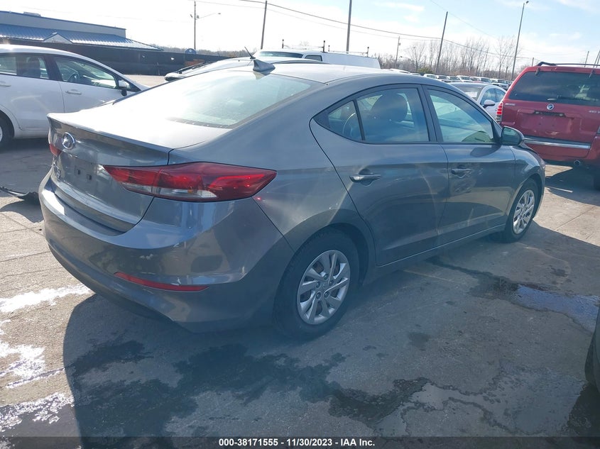 VIN KMHD74LF9HU072724 2017 HYUNDAI ELANTRA SE