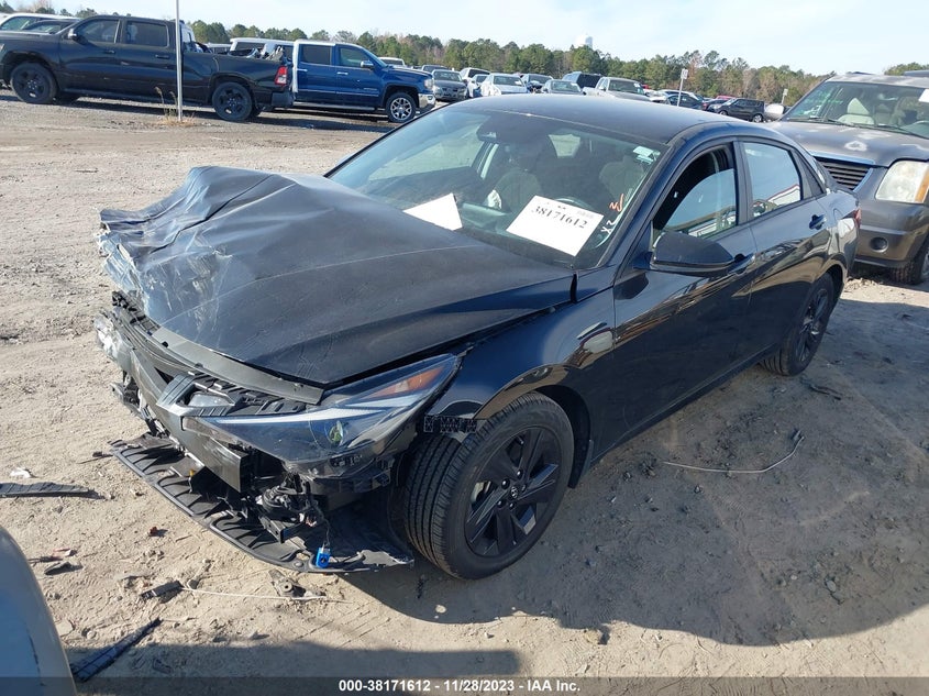 VIN 5NPLS4AG0NH059313 2022 HYUNDAI ELANTRA SEL