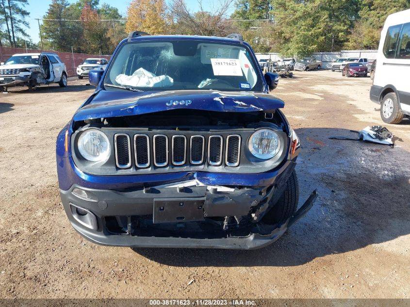 2017 JEEP RENEGADE LATITUDE - ZACCJABB9HPE38584