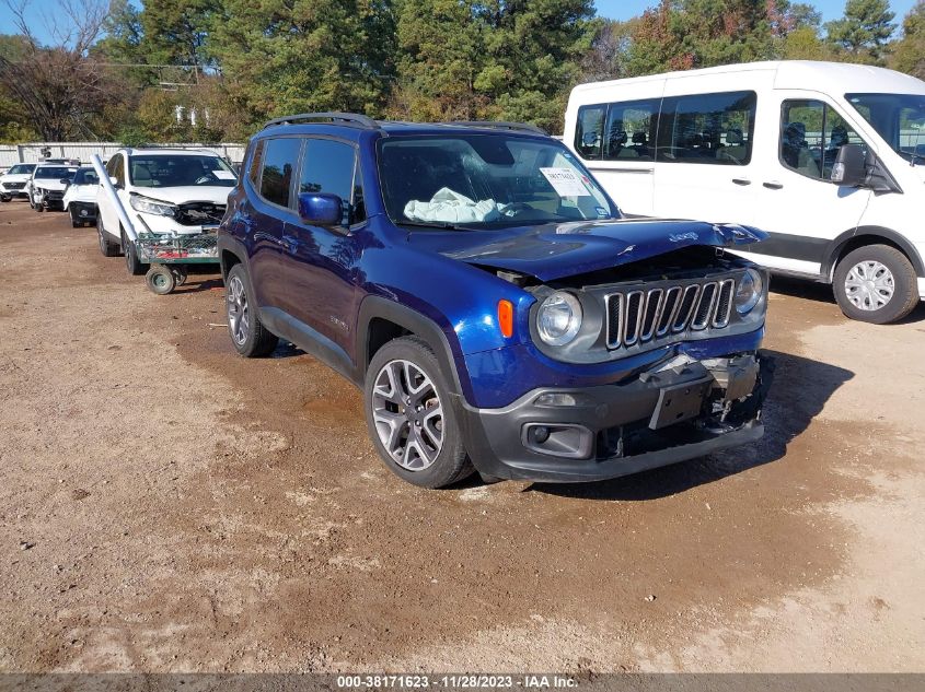 2017 JEEP RENEGADE LATITUDE - ZACCJABB9HPE38584