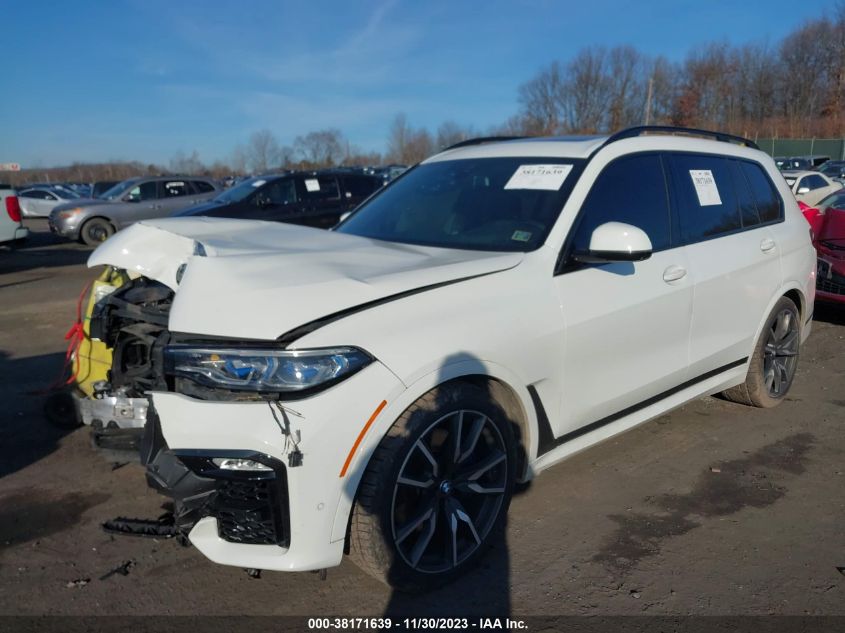 2020 BMW X7 M50I 5UXCX6C01LLE35329