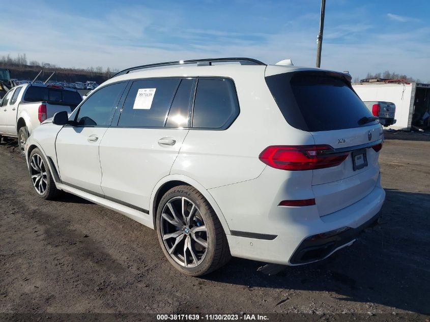 2020 BMW X7 M50I 5UXCX6C01LLE35329