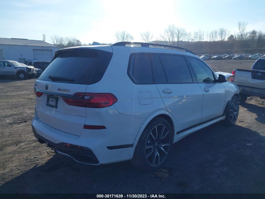 2020 BMW X7 M50I 5UXCX6C01LLE35329