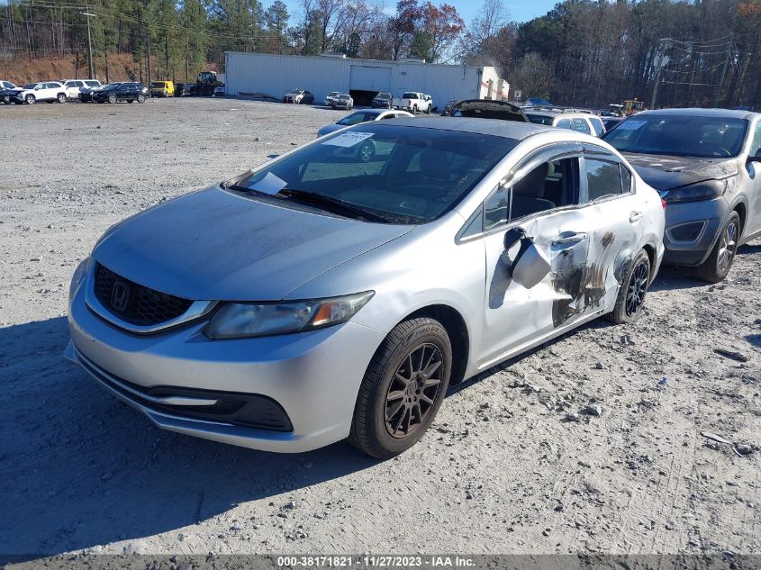2013 HONDA CIVIC LX - 2HGFB2F5XDH539487