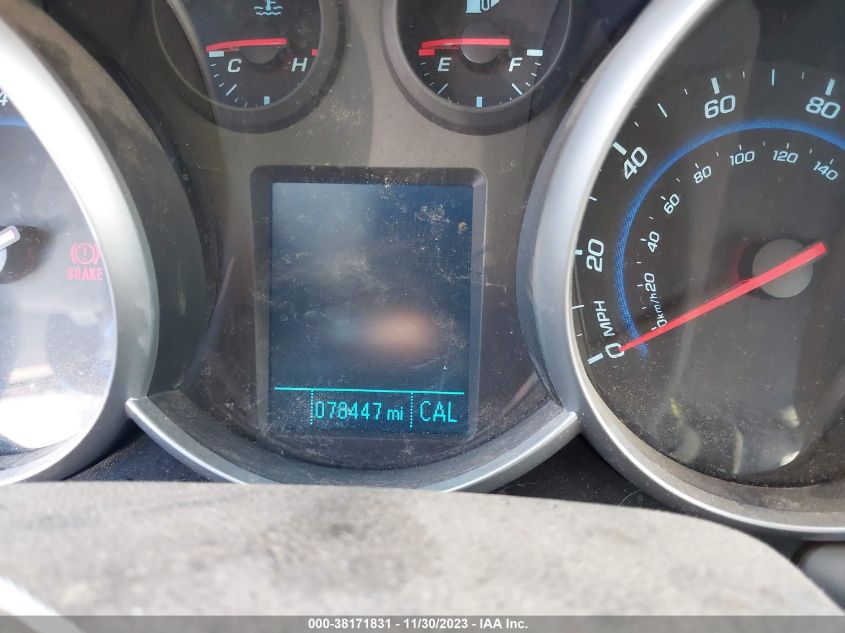 2013 CHEVROLET CRUZE LT - 1G1PC5SB4D7244807