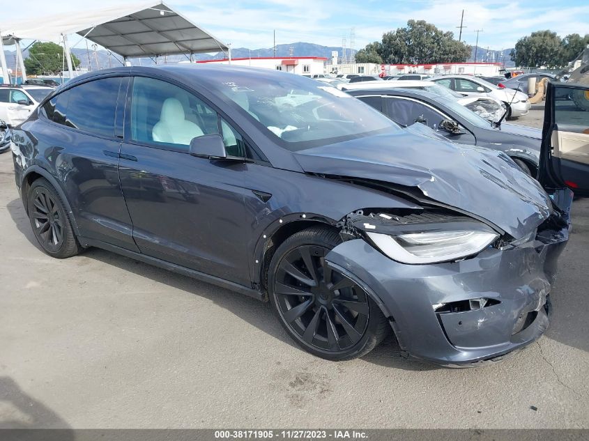 7SAXCBE52NF362848 TESLA MODEL X DUAL MOTOR ALL-WHEEL 2022