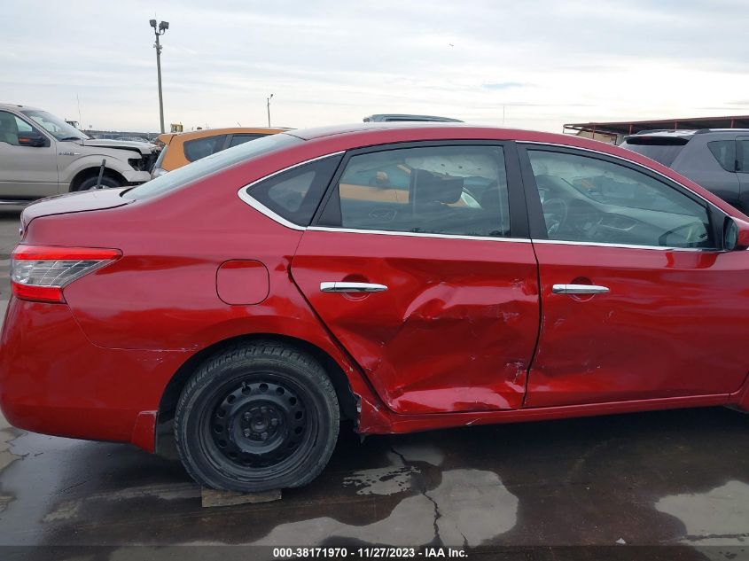 2014 NISSAN SENTRA FE+ S/FE+ SV/S/SL/SR/SV - 3N1AB7AP7EY268952